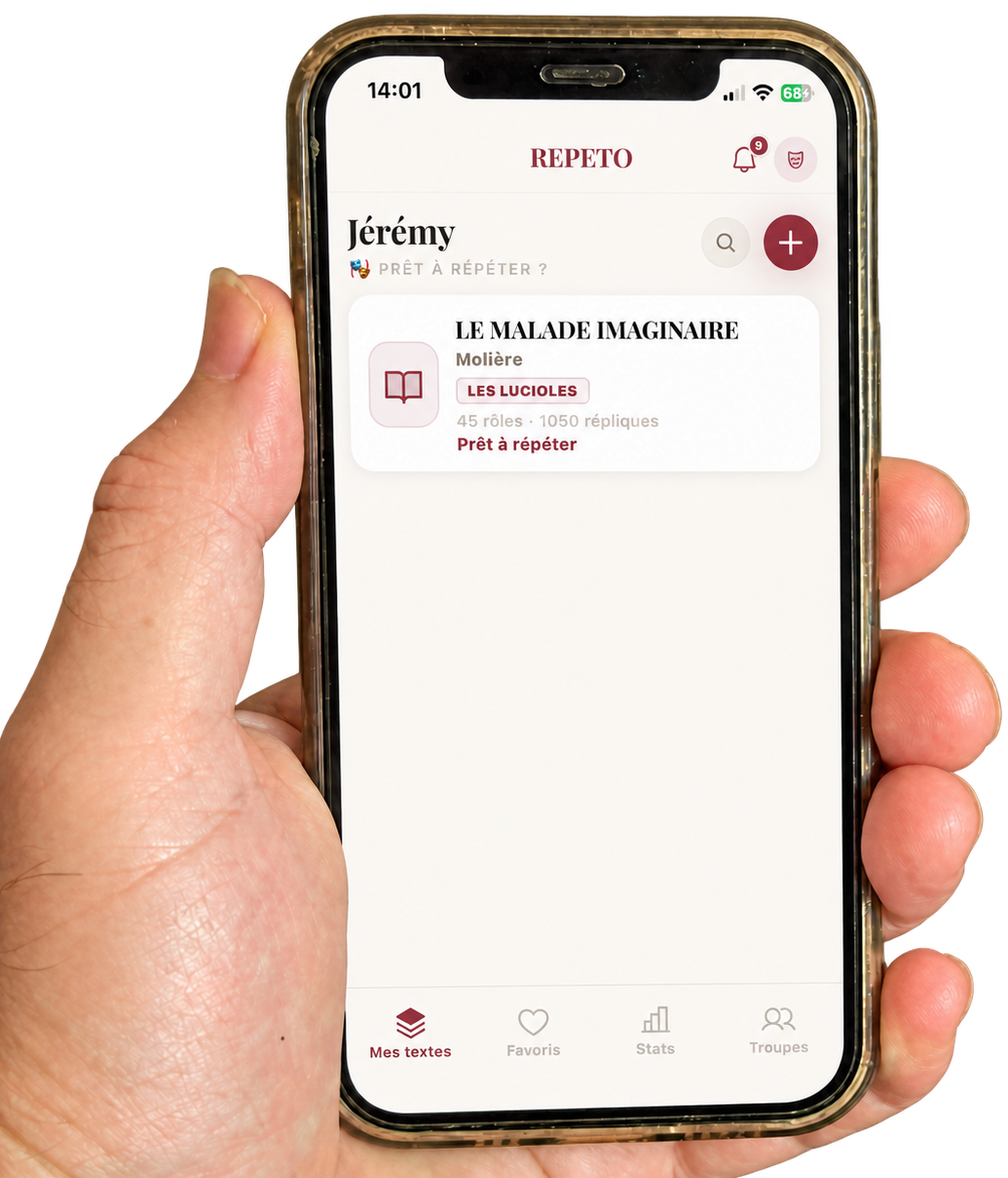 REPETO — Votre espace de travail
