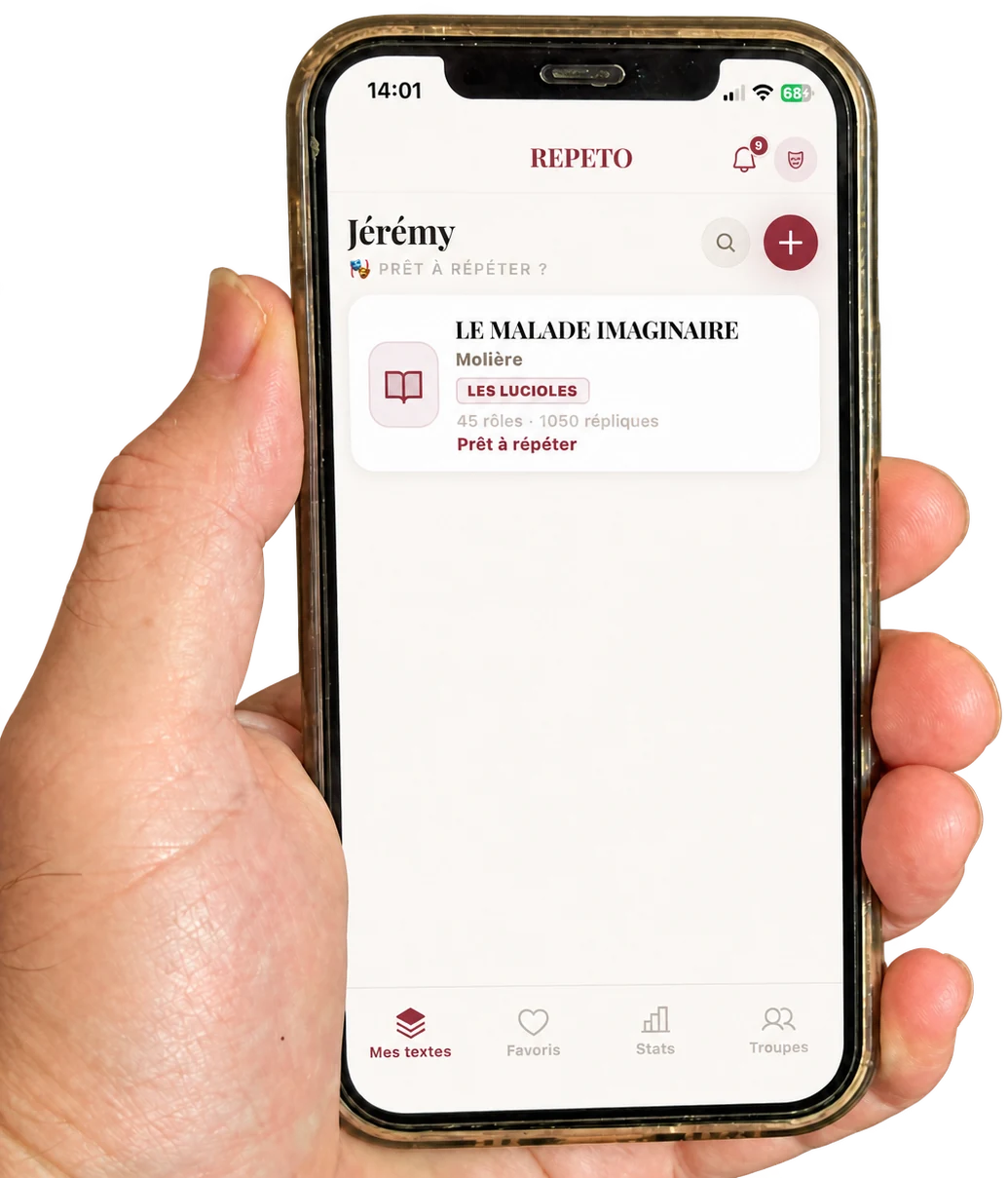 REPETO — Votre espace de travail